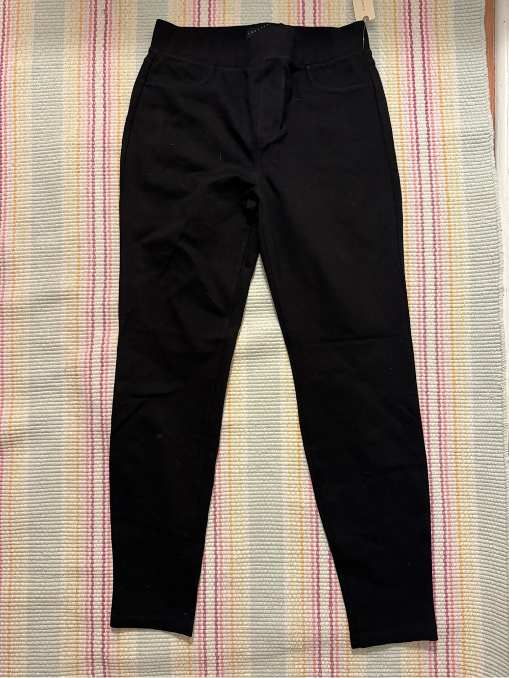 Anthropologie Sanctuary Black Ankle Slim Stretch Pants, medium new with tags